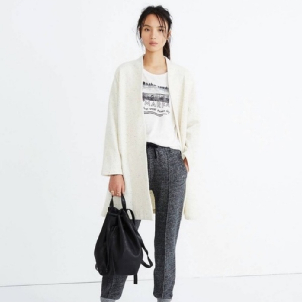 Madewell, Long Ley Swing Coat.